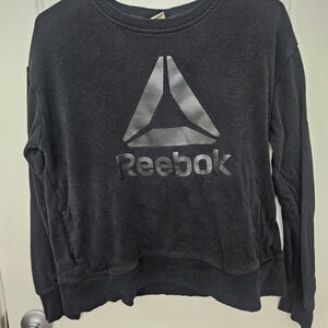 Reebok Women's Charcoal Crew Neck Sweater Small